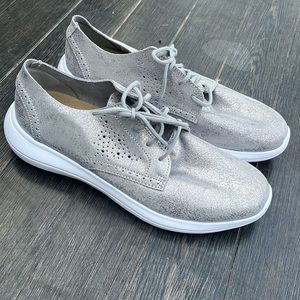 Women’s FootJoy Flex LX Silver Sparkle Glittery Golf Shoes 9 1/2